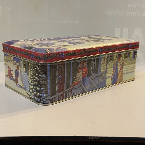 Maxwell House Vintage Tin Holiday Roast Flavored Coffee Rectangular 1997 - Picture 5 of 11